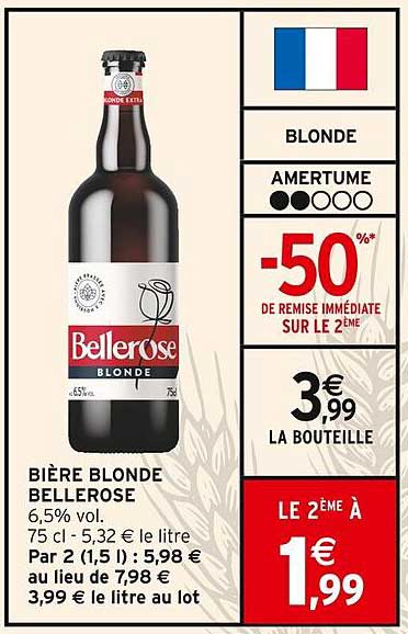 BIÈRE BLONDE BELLEROSE