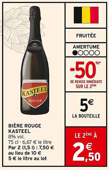 BIÈRE ROUGE KASTEEL