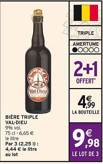 BIÈRE TRIPLE VAL-DIEU