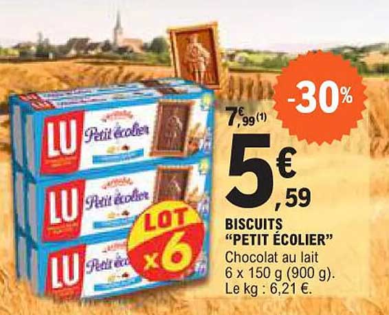 BISCUITS "PETIT ÉCOLIER"