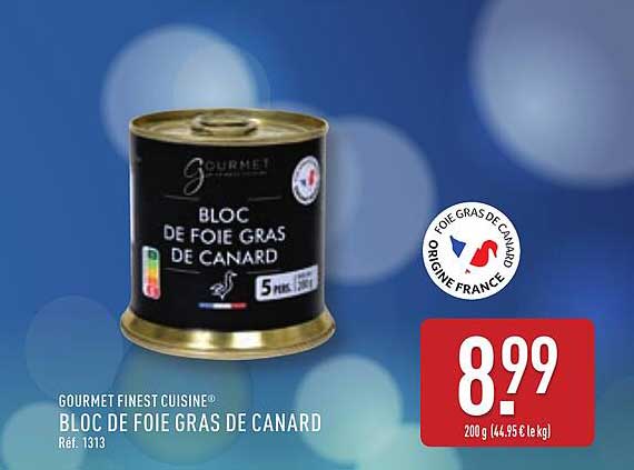 BLOC DE FOIE GRAS DE CANARD