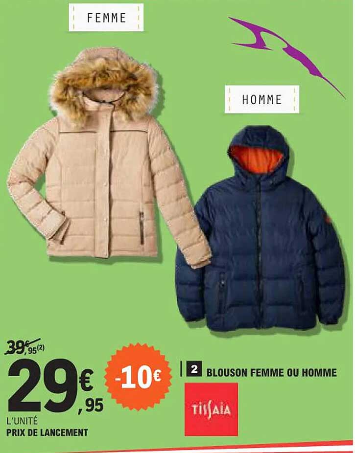 BLOUSON FEMME OU HOMME