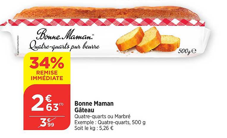 Bonne Maman Gâteau