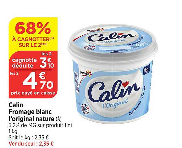 Calin Fromage blanc l'original nature (A)