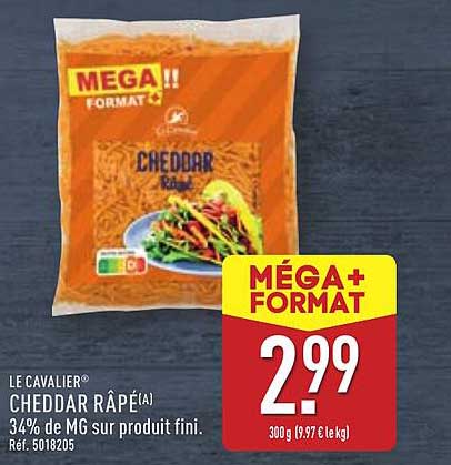 CHEDDAR RÂPÉ