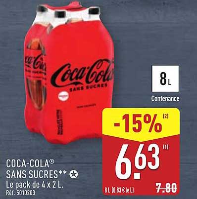 COCA-COLA® SANS SUCRES**