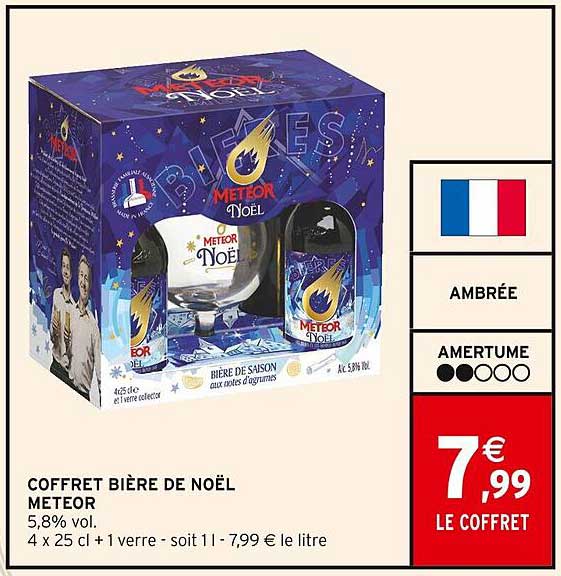 COFFRET BIERRE DE NOËL METEOR