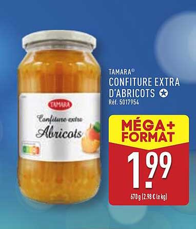 Confiture extra d'abricots