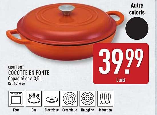 CROFTON® COCOTTE EN FONTE