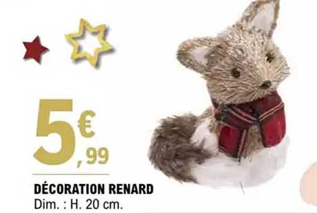 DÉCORATION RENARD