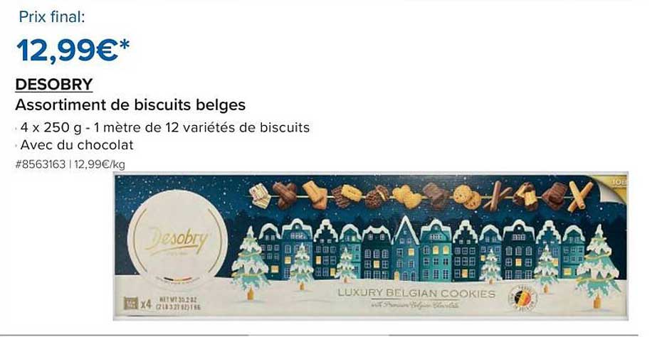 DESOBRY Assortiment de biscuits belges