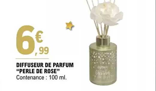 DIFFUSEUR DE PARFUM "PERLE DE ROSE"