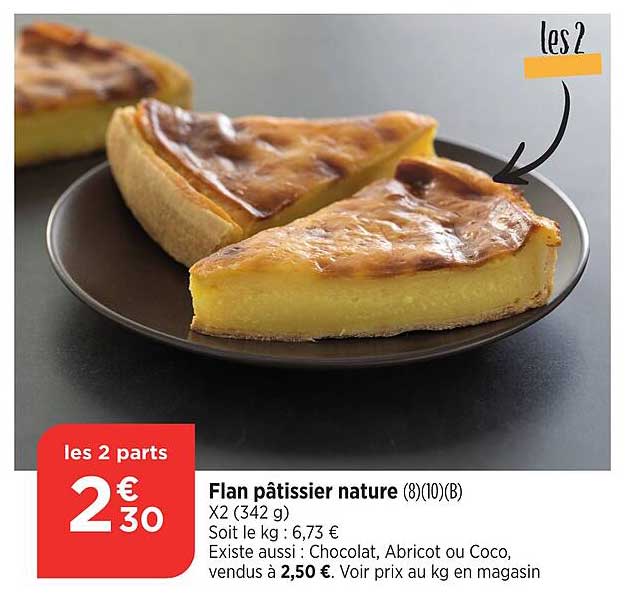 Flan pâtissier nature