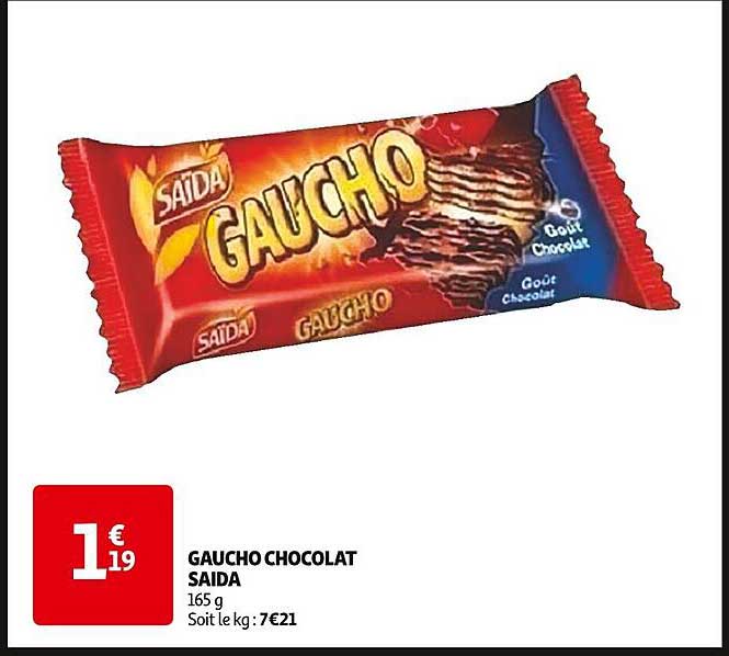 GAUCHO CHOCOLAT SAIDA