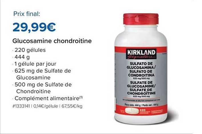 Glucosamine chondroïtine