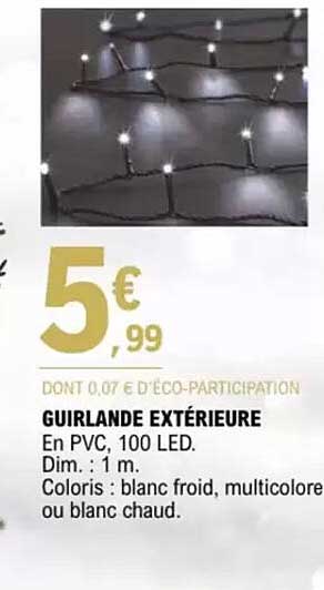 GUIRLANDE EXTÉRIEURE