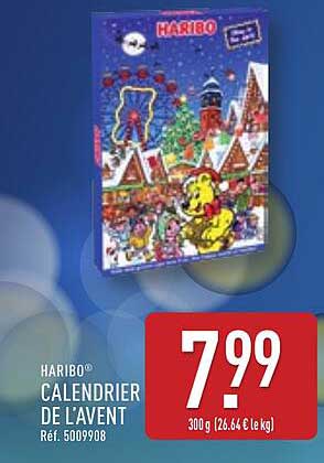 HARIBO® CALENDRIER DE L'AVENT