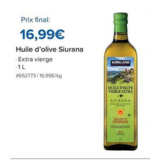 Huile d'olive Siurana