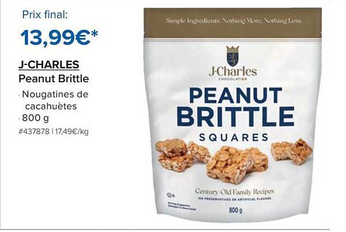 J-CHARLES Peanut Brittle