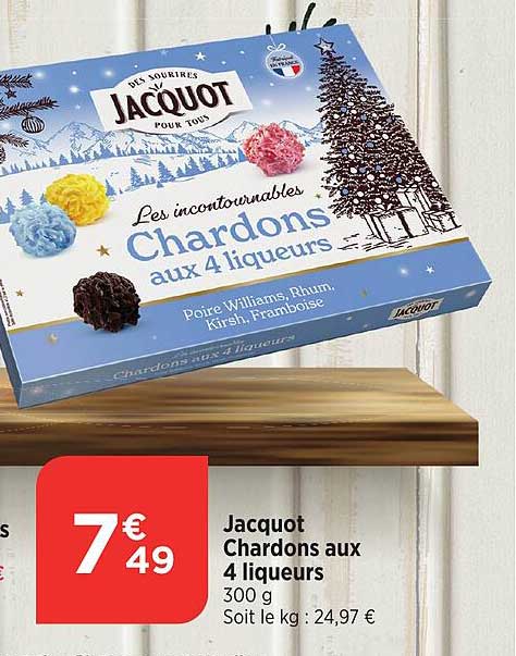 Jacquot Chardons aux 4 liqueurs