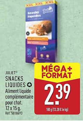 JULIET® SNACKS LIQUIDES