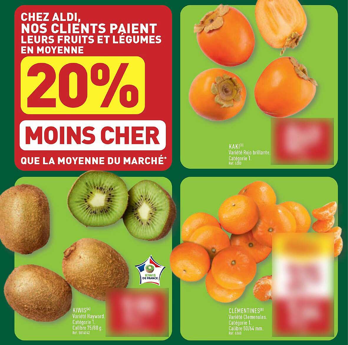 KAKI  
KIWI  
CLÉMENTINES