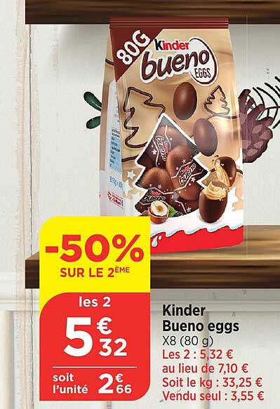 Kinder Bueno eggs