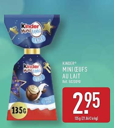 KINDER® MINI ŒUFS AU LAIT