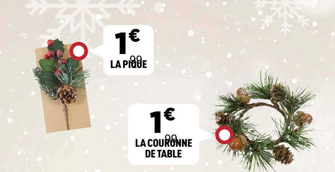 LA PIQUE  
LA COURONNE DE TABLE