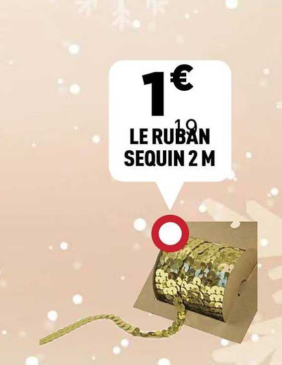 LE RUBAN SEQUIN 2 M