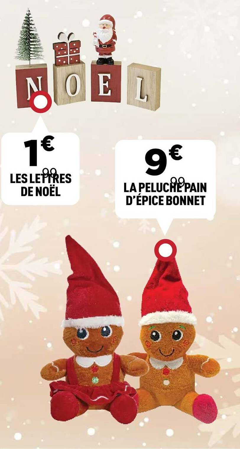 LES LETTRES DE NOËL  
LA PELUCHE PAIN D’ÉPICE BONNET