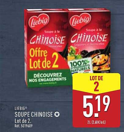 Liebig Soupe Chinoise Offre Lot de 2