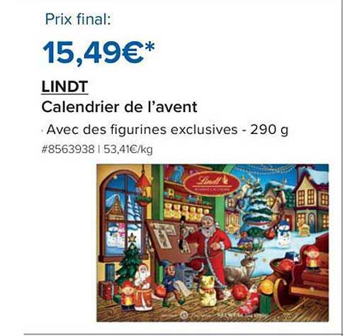 LINDT Calendrier de l’avent