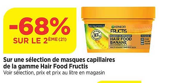 Masque Nourrissant Hair Food Banane