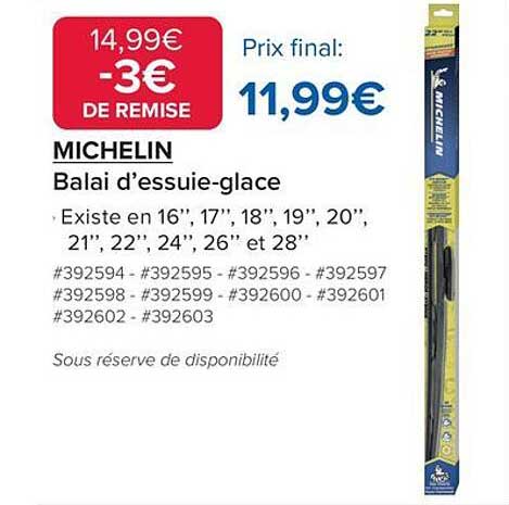 MICHELIN Balai d’essuie-glace