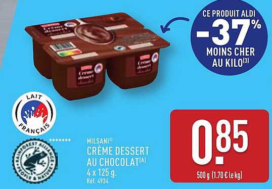 MILSANi® CRÈME DESSERT AU CHOCOLAT(A)