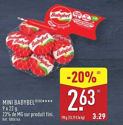 MINI BABYBEL® 9 x 22 g.