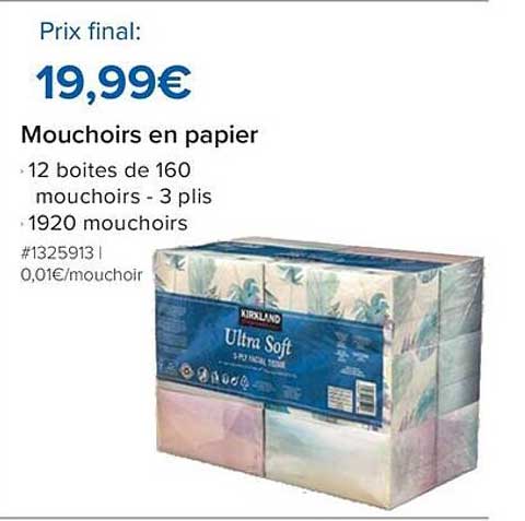 Mouchoirs en papier