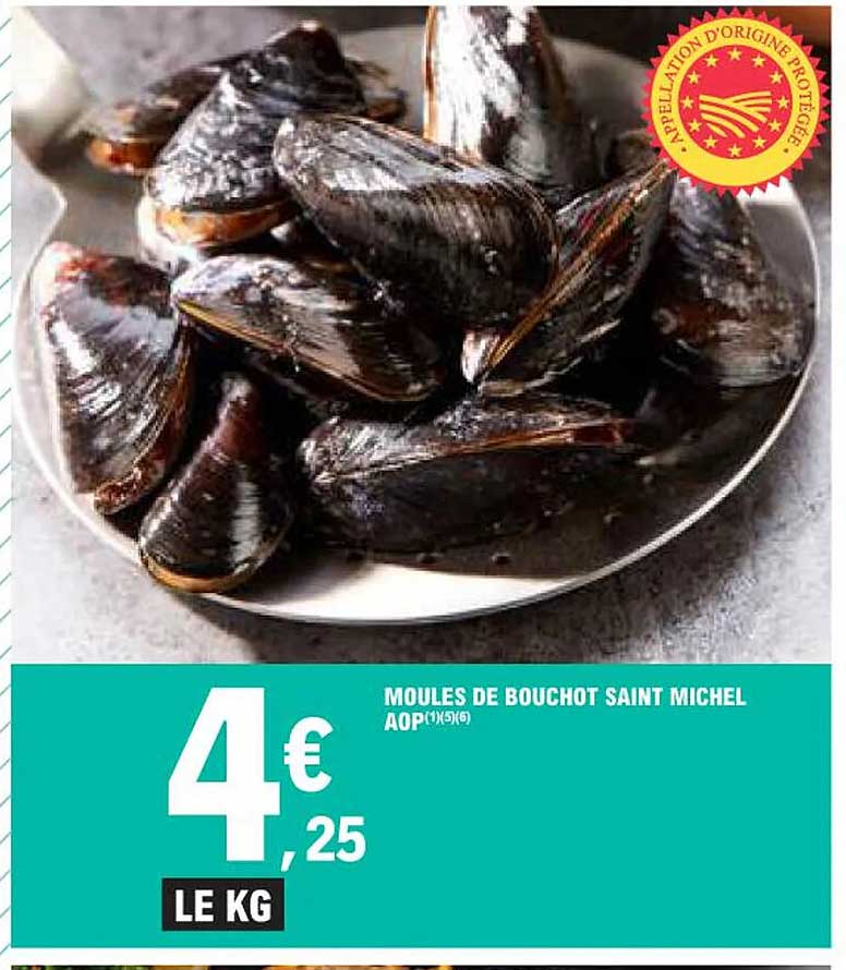 MOULES DE BOUCHOT SAINT MICHEL AOP