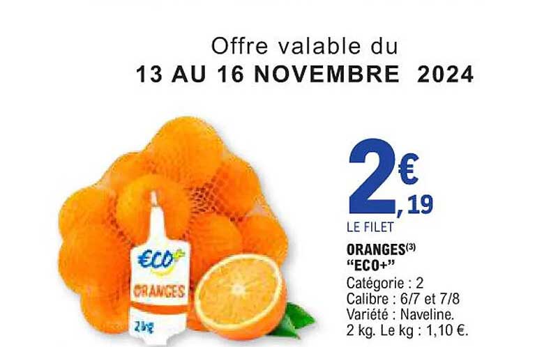 ORANGES "ECO+"