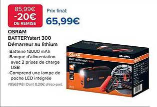 OSRAM BATTERYstart 300 Démarreur au lithium