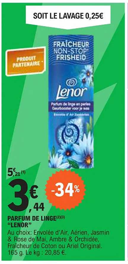 PARFUM DE LINGE "LENOR"