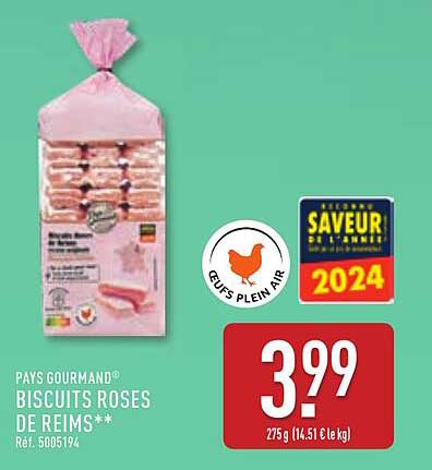 PAYS GOURMAND® BISCUITS ROSES DE REIMS**