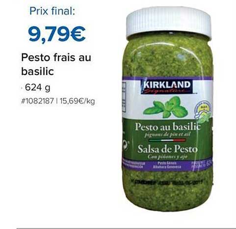 Pesto frais au basilic