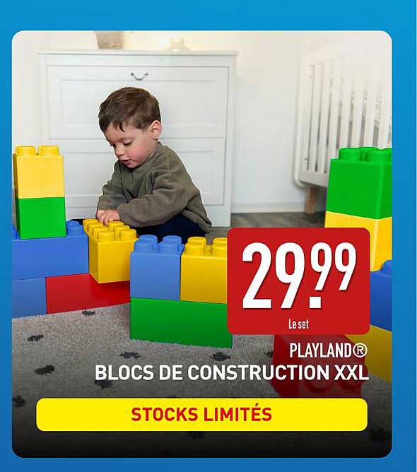 PLAYLAND® BLOC DE CONSTRUCTION XXL