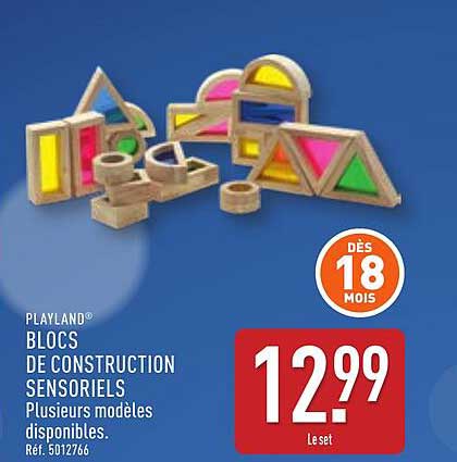 PLAYLAND® BLOCS DE CONSTRUCTION SENSORIELS