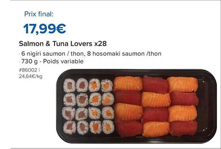 Salmon & Tuna Lovers x28