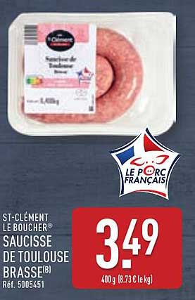 Saucisse de Toulouse Brasse