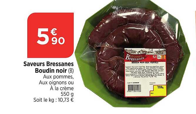 Saveurs Bressanes Boudin noir (B)