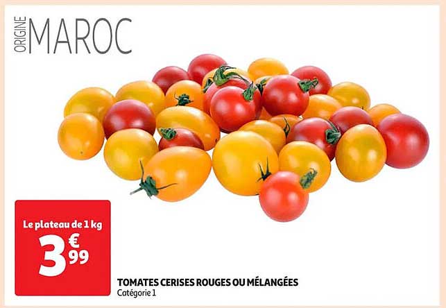 TOMATES CERISES ROUGES OU MÉLANGÉES